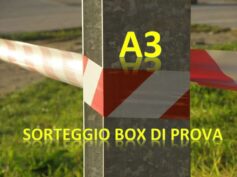 SORTEGGIO BOX DI PROVA 1ª PROVA A3 COLPO