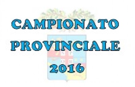REGOLAMENTO CAMPIONATO PROVINCIALE COLPO 2016