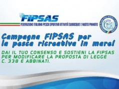 CAMPAGNA FIPSAS PER LA PESCA RICREATIVA IN MARE