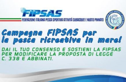CAMPAGNA FIPSAS PER LA PESCA RICREATIVA IN MARE
