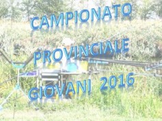 PUBBLICATO IL REGOLAMENTO DEL CAMPIONATO PROVINCIALE GIOVANI 2016