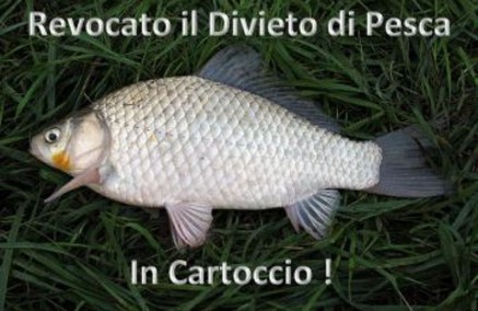 REVOCATO IL DIVIETO DI PESCA IN CARTOCCIO !