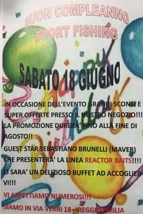 Buon Compleanno Sport Fishing