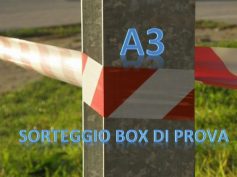 SORTEGGIO BOX DI PROVA 4ª-5ª PROVA TROFEO SERIE A3 – 02 e 03/09/2017