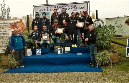 IL DREAM TEAM DAIWA DI PARMA VINCE IL TROFEO DI SERIE A3 TROTA LAGO 2016