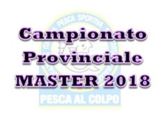 RINVIATO IL PROVINCIALE MASTER COLPO DEL 9 GIUGNO 2018