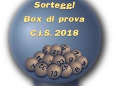 BOX DI PROVA 1ª E 2ª PROVA C.I.S. 2018