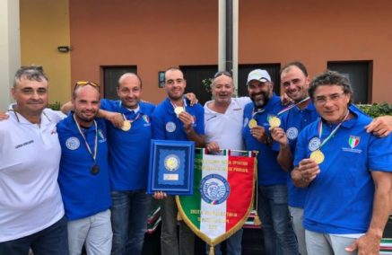 LA LENZA EMILIANA TUBERTINI SQ. B CONQUISTA IL TITOLO DI CAMPIONE D’ITALIA 2018 DI PESCA AL COLPO