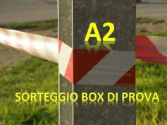 SORTEGGIO BOX DI PROVA GARA TROFEO A2 CANAL BIANCO