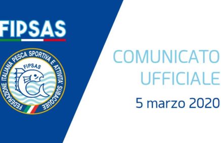 COMUNICATO UFFICIALE: AGGIORNAMENTO SOSPENSIONE ATTIVITÀ FEDERALI