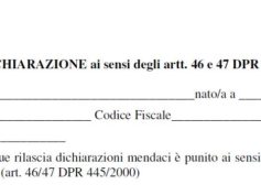 AUTODICHIARAZIONE PER COMPETIZIONI AGONISTICHE PESCA DI SUPERFICIE
