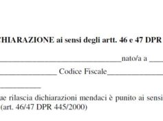 AUTODICHIARAZIONE PER COMPETIZIONI AGONISTICHE PESCA DI SUPERFICIE