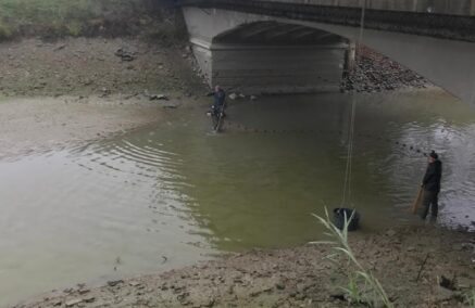 PONTE TESTA: ENNESIMO SALVATAGGIO DI PESCE