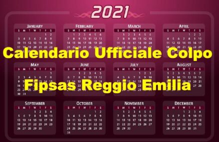 UFFICIALE IL NUOVO CALENDARIO PROVINCIALE COLPO 2021
