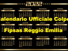 ECCO IL NUOVO CALENDARIO UFFICIALE FIPSAS COLPO REGGIO EMILIA 2022