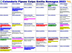 NUOVO CALENDARIO FIPSAS COLPO EMILIA ROMAGNA 2023