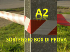 SORTEGGIO BOX DI PROVA TROFEO A2 PER 4ª PROVA