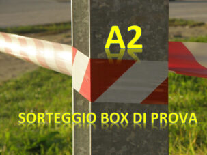 SORTEGGIO BOX DI PROVA 1ª PROVA TROFEO A2 DEL 06.04.2024