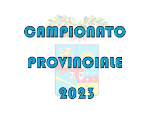 ABBINAMENTO POSTI GARA 5ª PROVA PROVINCIALE 1ª SERIE DEL 22.10.2023