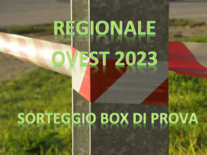 BOX DI PROVA DI SABATO 23 SETTEMBRE PER 4ª REGIONALE COLPO