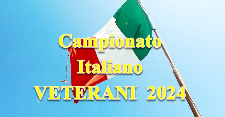 CAMPIONATO ITALIANO VETERANI DI PESCA AL COLPO 2024