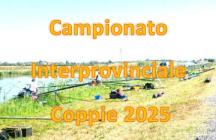 RINVIO CAMPIONATO INTERPROVINCIALE A COPPIE DEL 25.04.2025
