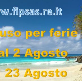 CHIUSURA ESTIVA FERIE 2025