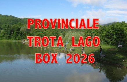 CLASSIFICHE 1ª PROVA CAMPIONATO PROVINCIALE TROTA LAGO BOX