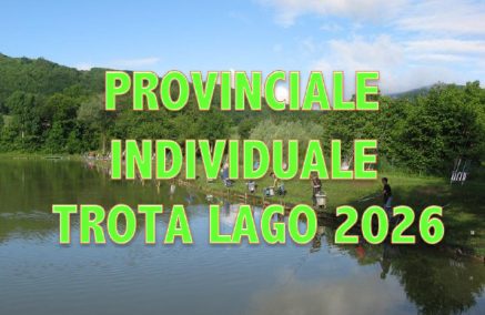 CLASSIFICHE UFFICIALI 3ª PROVA CAMPIONATO PROVINCIALE TROTA LAGO 2026