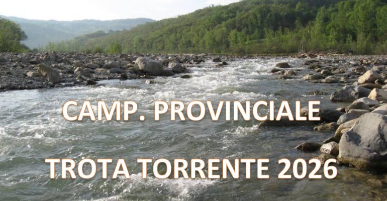 2ª PROVA CAMPIONATO PROVINCIALE TROTA TORRENTE