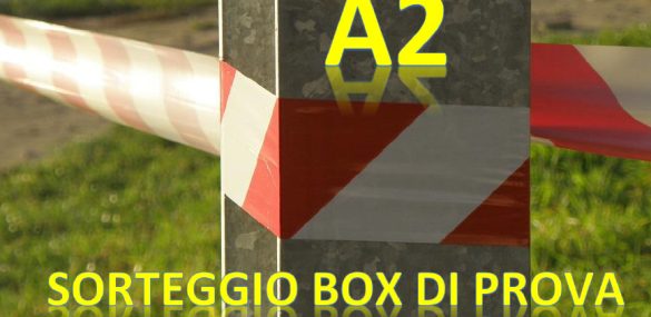 BOX DI PROVA PER 1ª-2ª PROVA TROFEO A2 COLPO