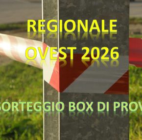SORTEGGIO BOX DI PROVA PER 1ª PROVA TROFEO EMILIA ROMAGNA GIRONE A DEL 28.06.2026